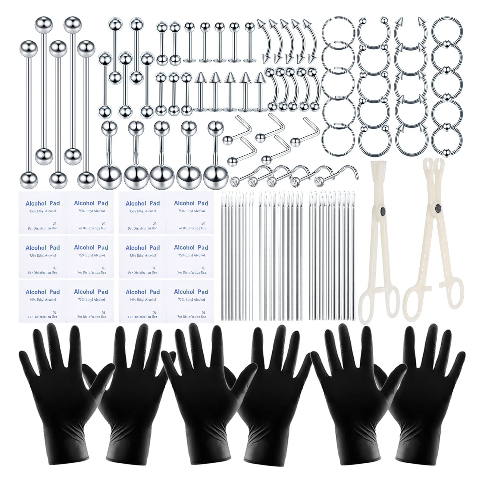 Body Jewelry Surgical Steel - Body Piercing Surgical Steel 14G 16G
