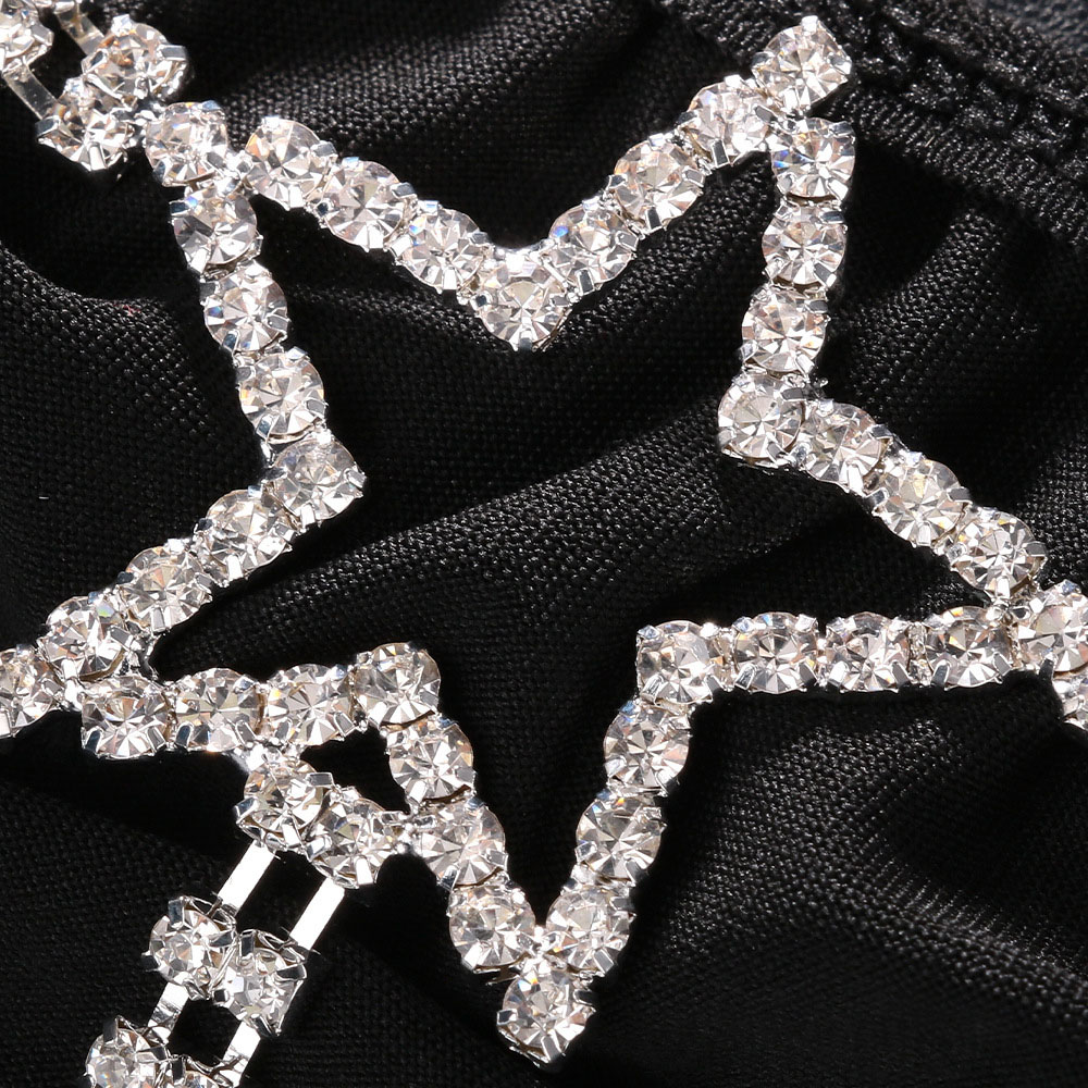 Sexy Crystal Star Waist Thong  - Body Jewelry For You 评论和价格