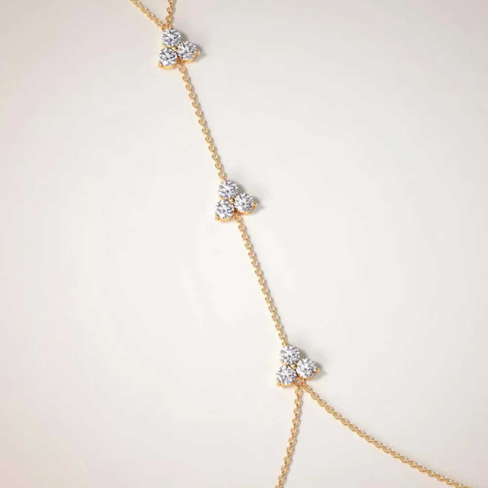 Stonefans Simple Chest Chain J - Body Jewelry Necklace 评论和价格