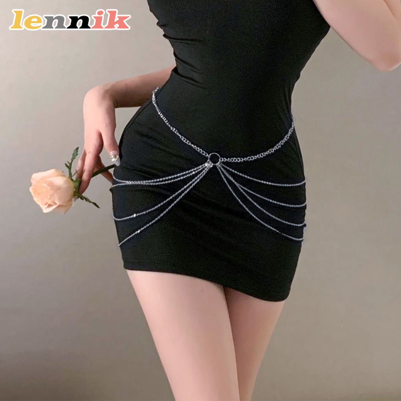 LENNIK Tassel Metal Multi-Laye - Body Jewelry For You 评论和价格