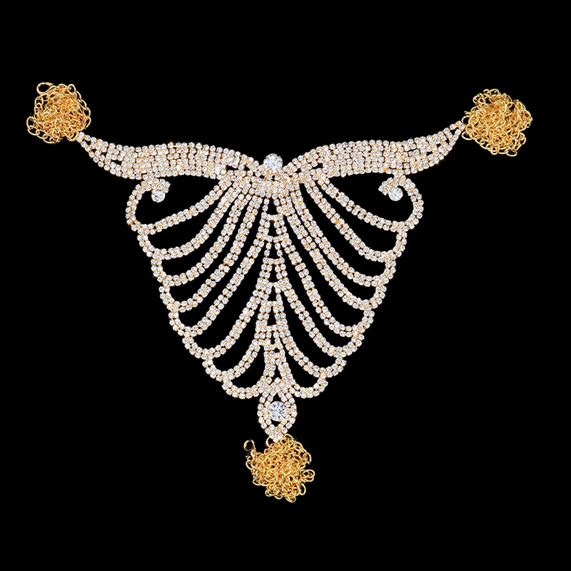 Stonefans Thong and Waist Chai - Body Jewelry Retainers 评论和价格