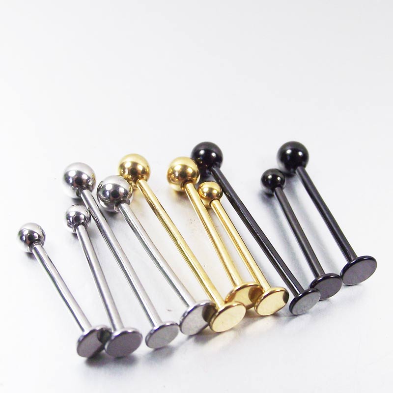2 Pieces 316L Surgical Steel T - Body Jewelry Surgical Steel 评论和价格