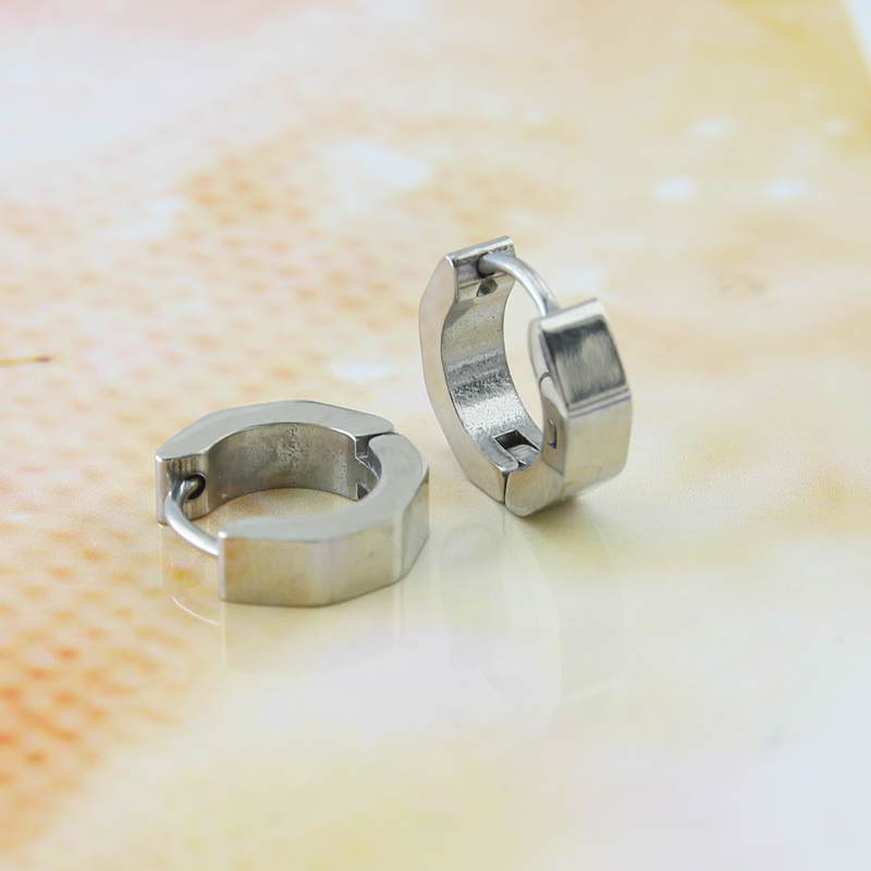 ZS Kpop Hoop Earrings for Wome - Body Jewelry Surgical Steel 评论和价格